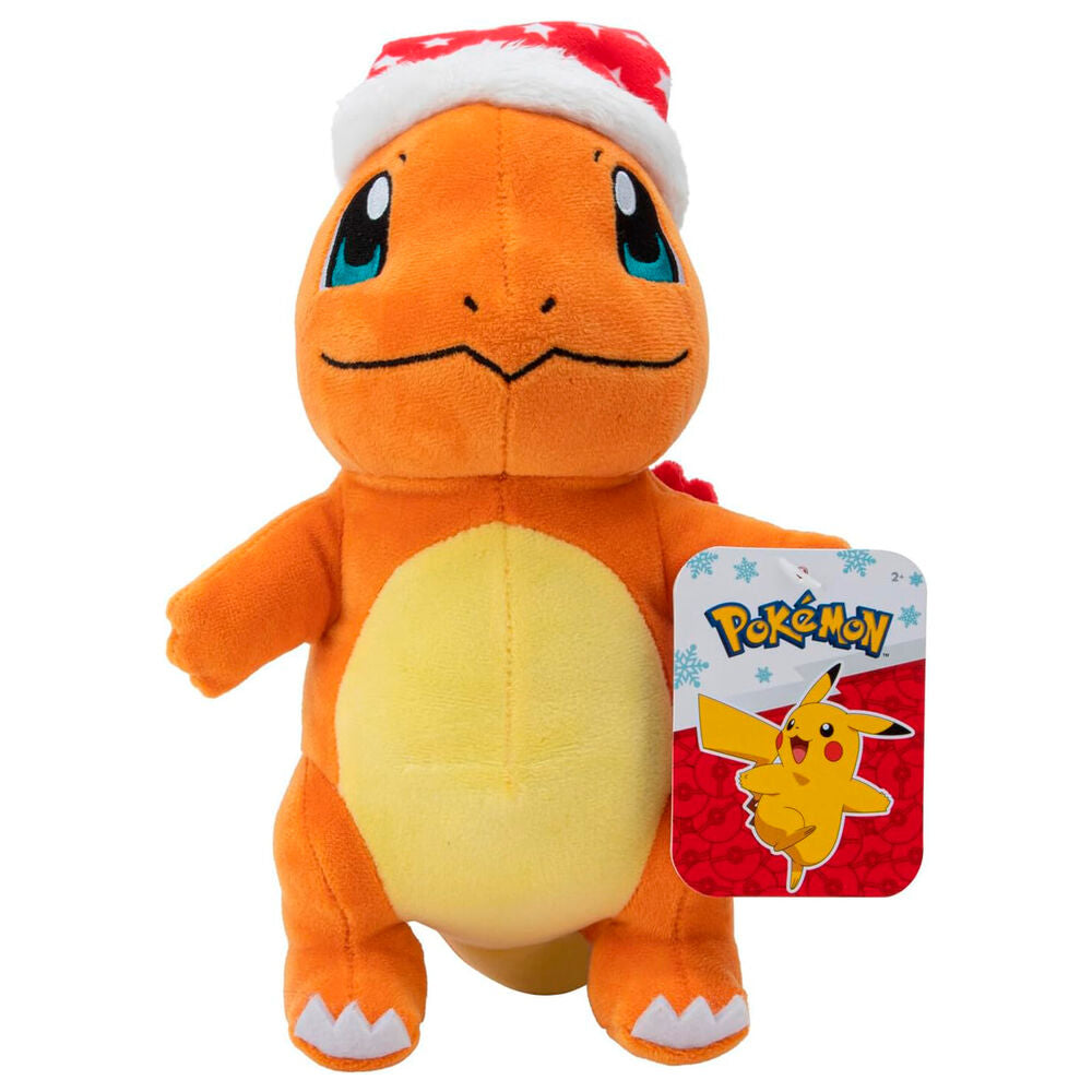Pokemon Christmas Charmander Peluche 20cm