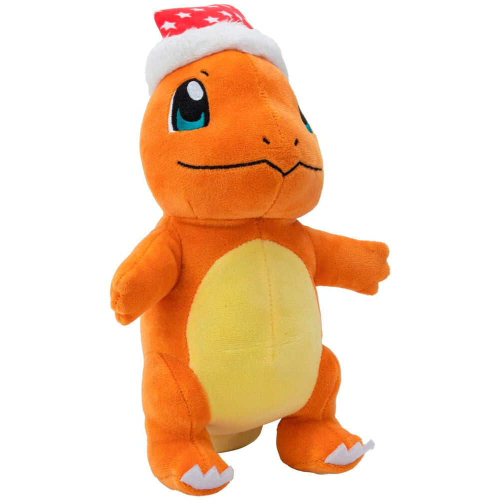 Pokemon Christmas Charmander Peluche 20cm