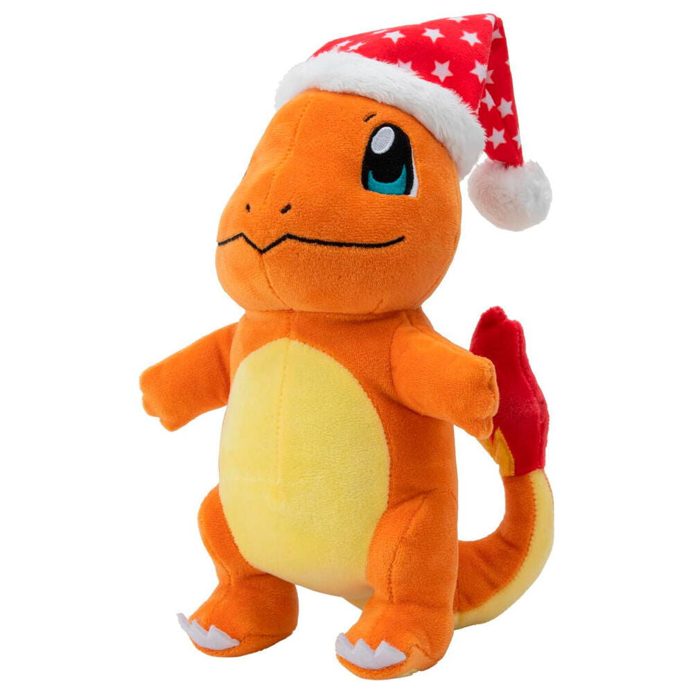 Pokemon Christmas Charmander Peluche 20cm