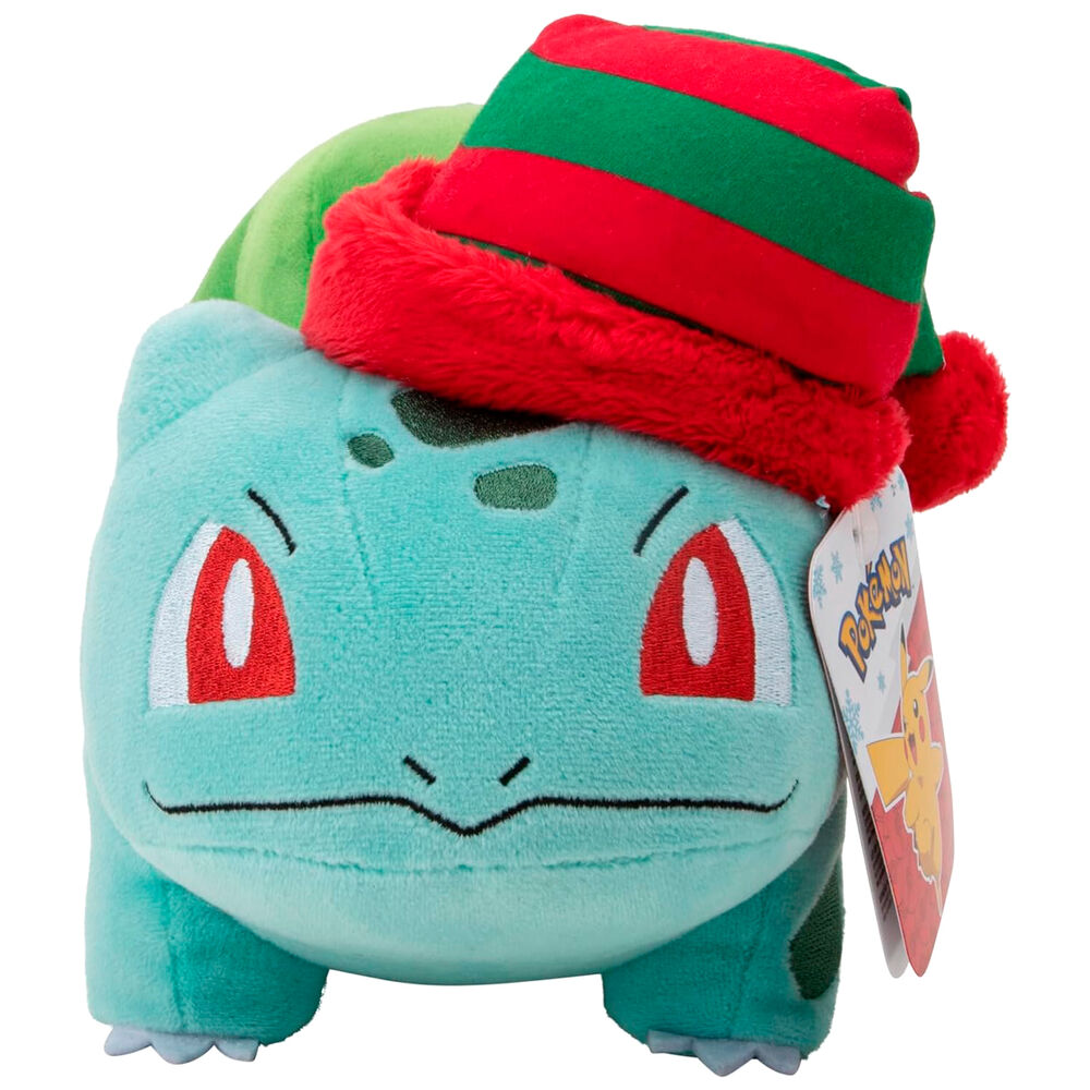 Pokemon Christmas Bulbasaur Peluche 20cm