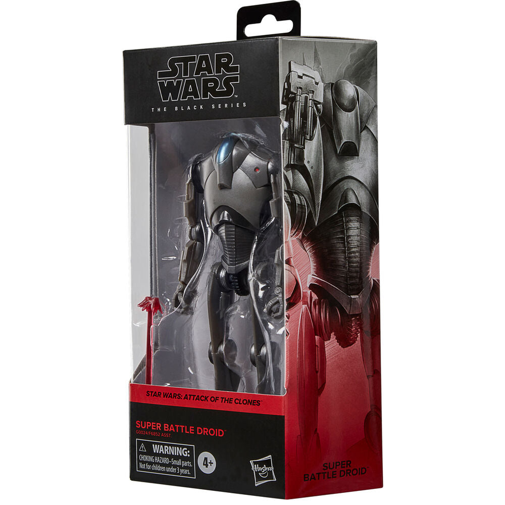 Star Wars Attack of the Clones Super Battle Droid Figura 15cm