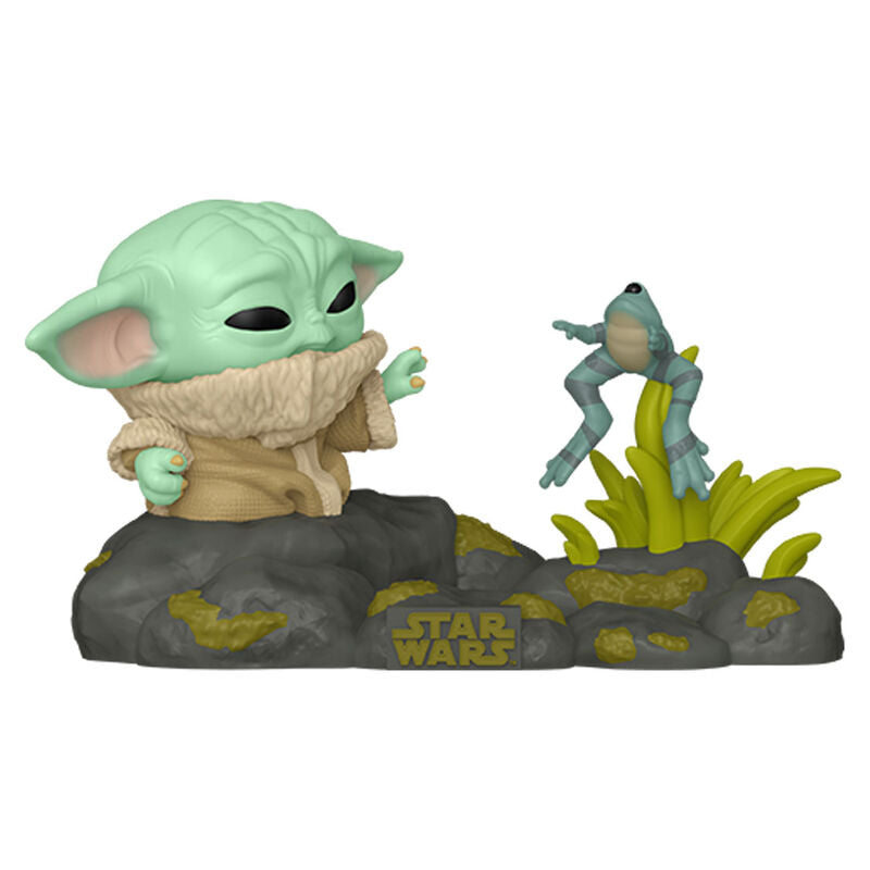 Funko POP!Deluxe Star Wars The Mandalorian Grogu with Frog