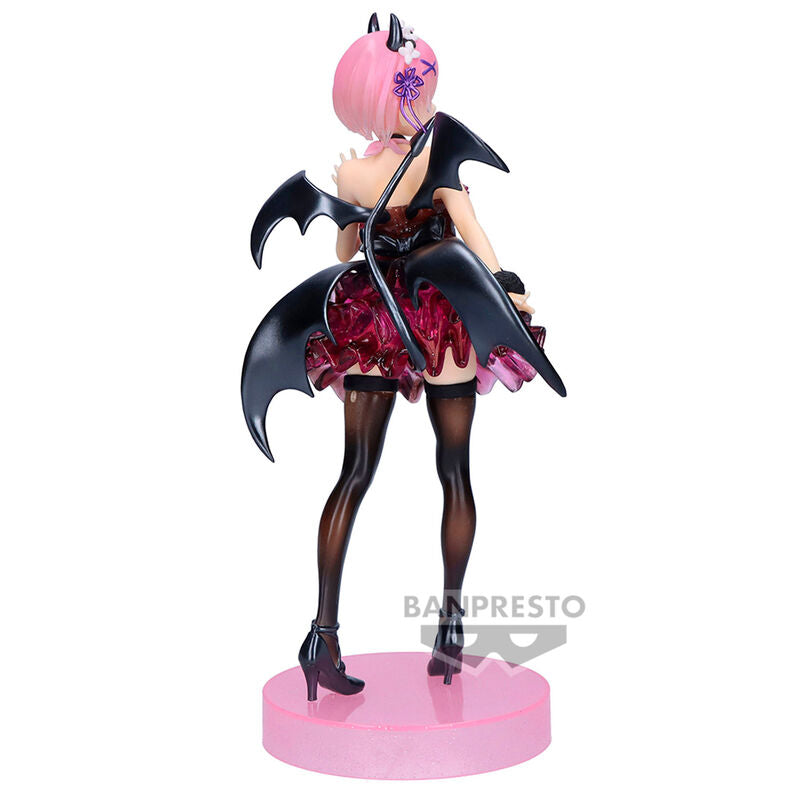 Re:Zero Starting Life in Another World Ram Clear & Dressy Figura 22cm