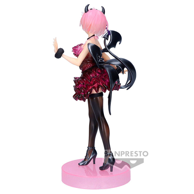 Re:Zero Starting Life in Another World Ram Clear & Dressy Figura 22cm