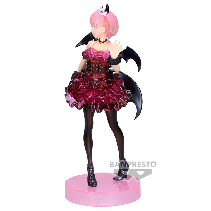Re:Zero Starting Life in Another World Ram Clear & Dressy Figura 22cm