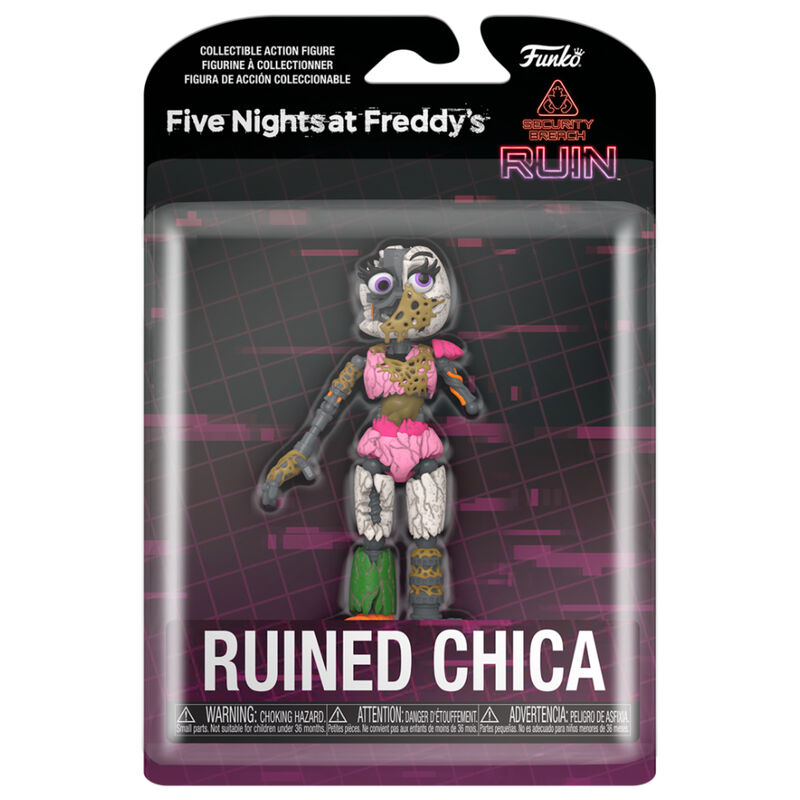 Five Nights at Freddys Ruined Chica Action figure 12cm