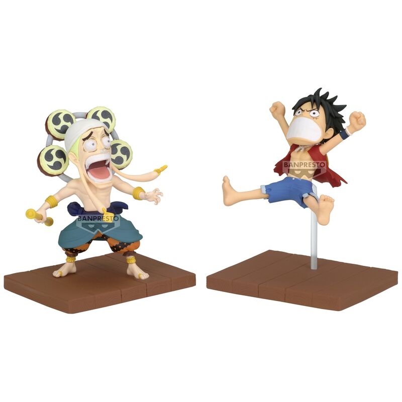 One Piece Monkey D Luffy & Enel World Collectable Figura 7cm