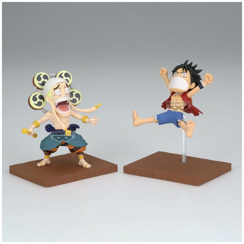 One Piece Monkey D Luffy & Enel World Collectable Figura 7cm