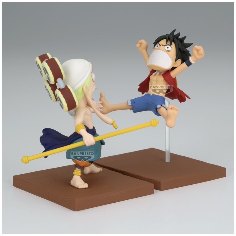 One Piece Monkey D Luffy & Enel World Collectable Figura 7cm