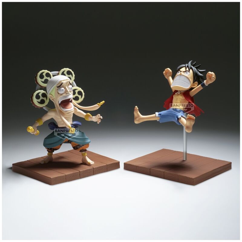 One Piece Monkey D Luffy & Enel World Collectable Figura 7cm