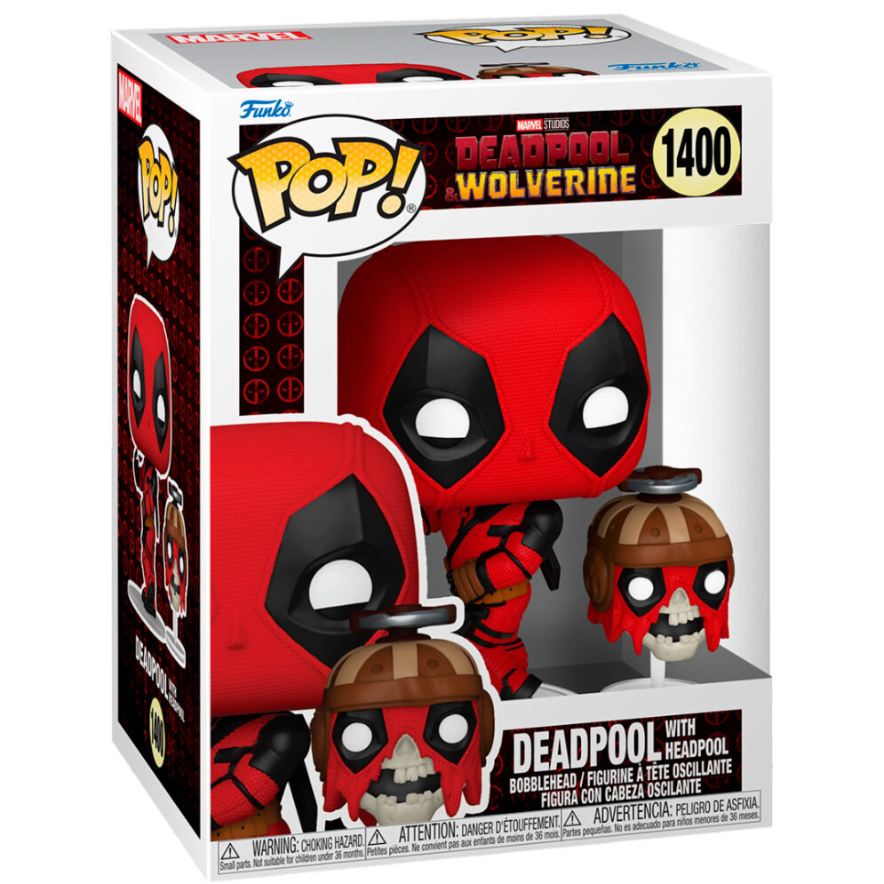 Funko POP!Marvel Deadpool & Wolverine Deadpool with Headpool