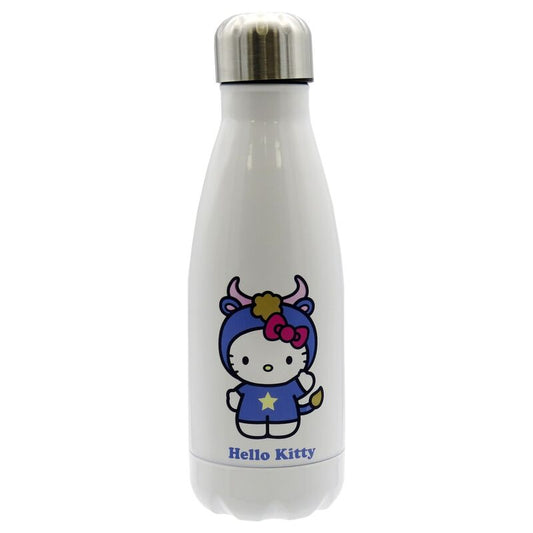 Hello Kitty Taurus Garrafa de Aço Inoxidável 550ml