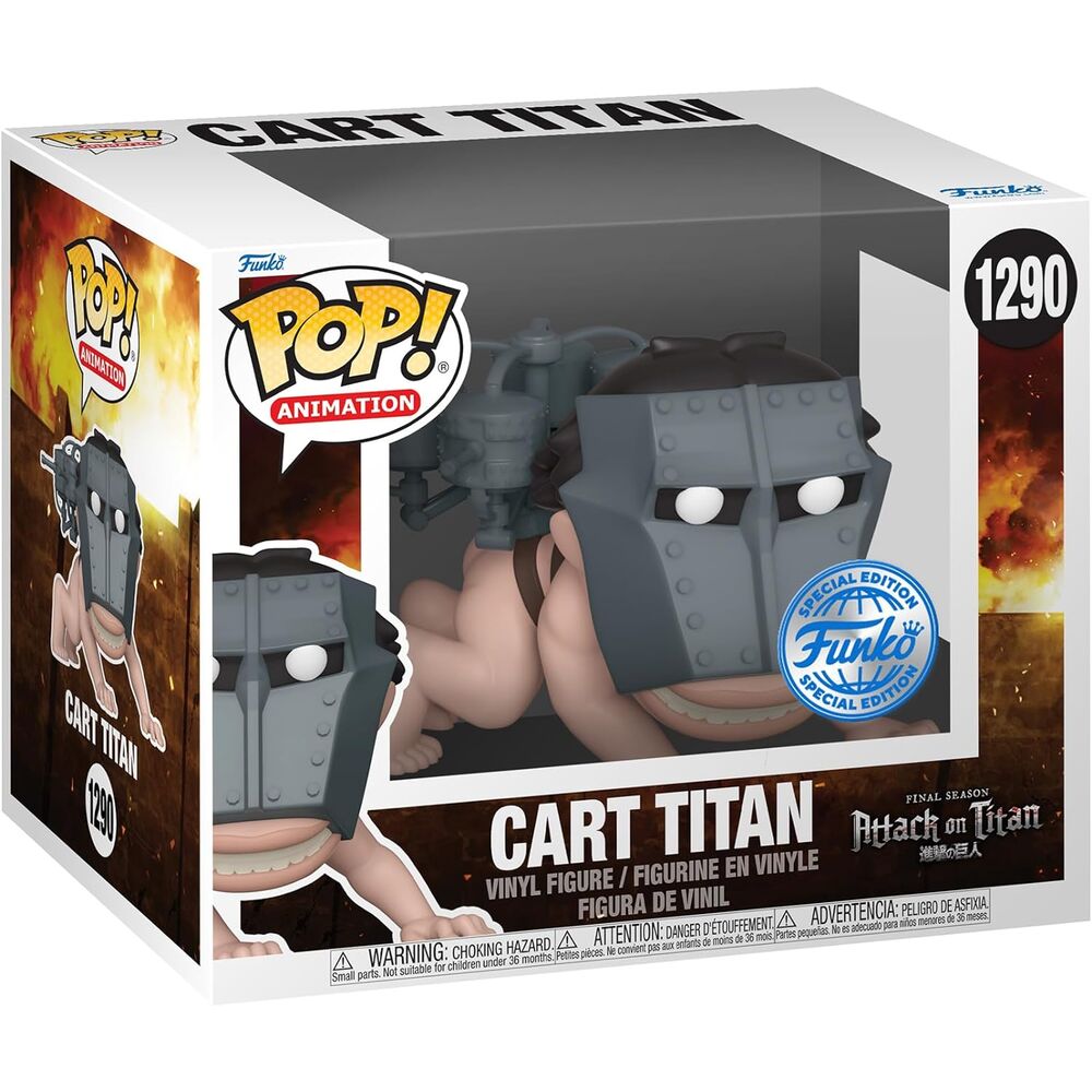Funko POP!Super Attack On Titan Cart Titan Exclusive