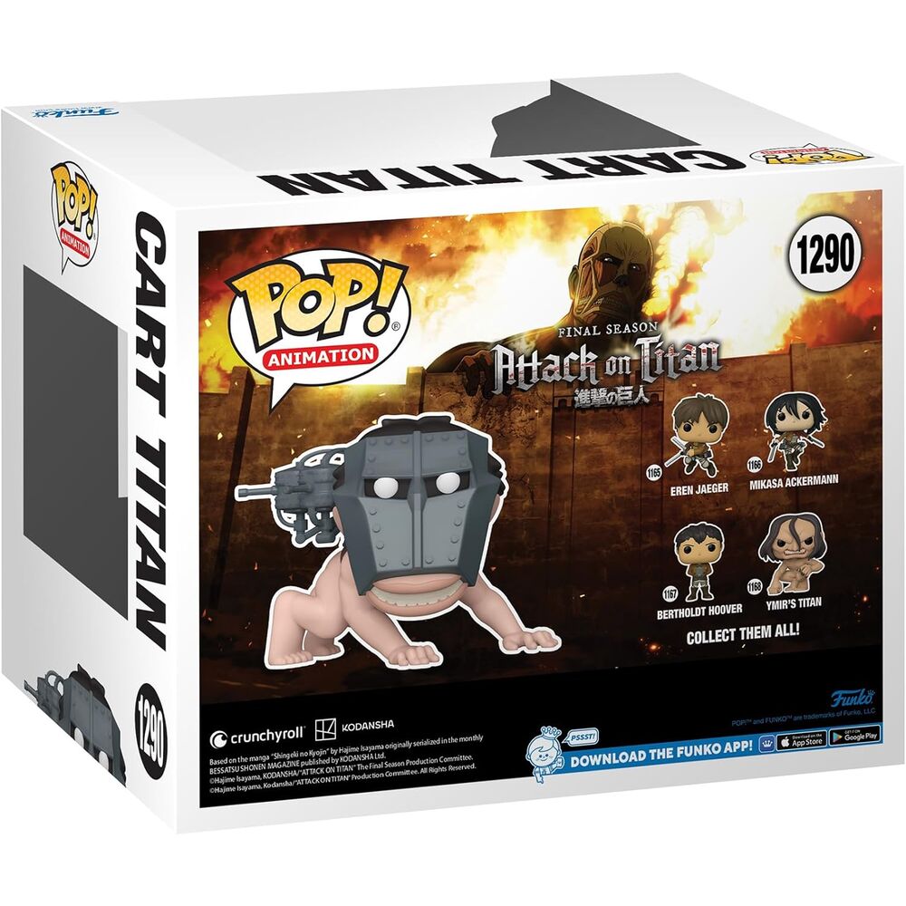 Funko POP!Super Attack On Titan Cart Titan Exclusive