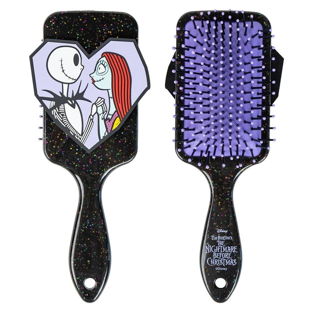 Disney Nightmare Before Christmas Jack & Sally Escova de Cabelo