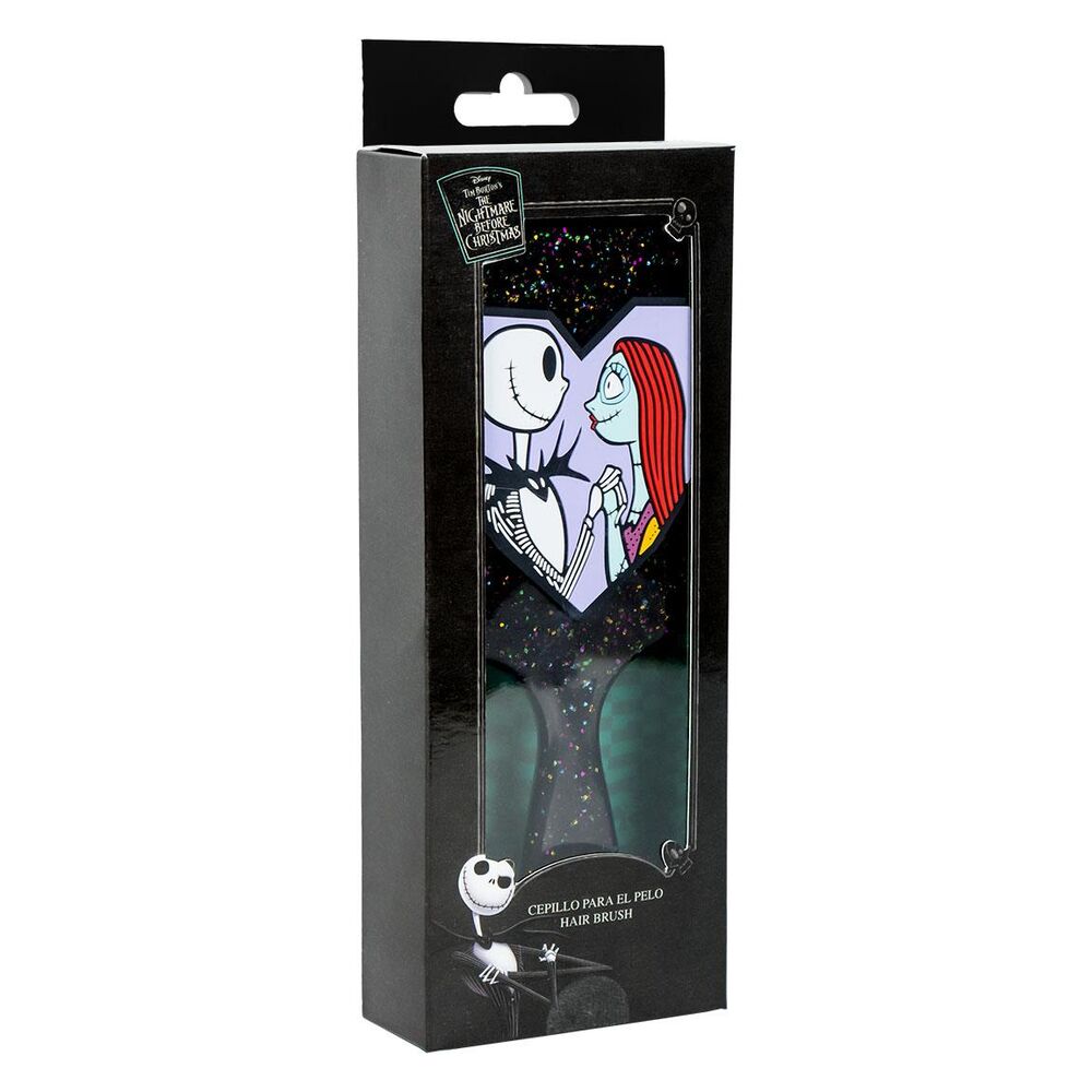 Disney Nightmare Before Christmas Jack & Sally Escova de Cabelo
