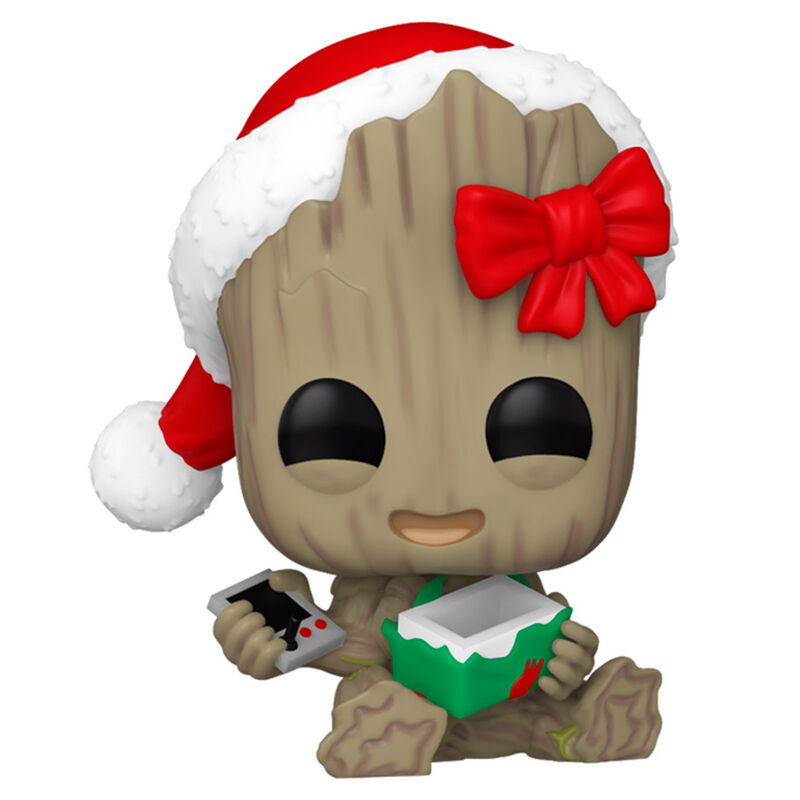 Funko POP!Marvel Groot with Present