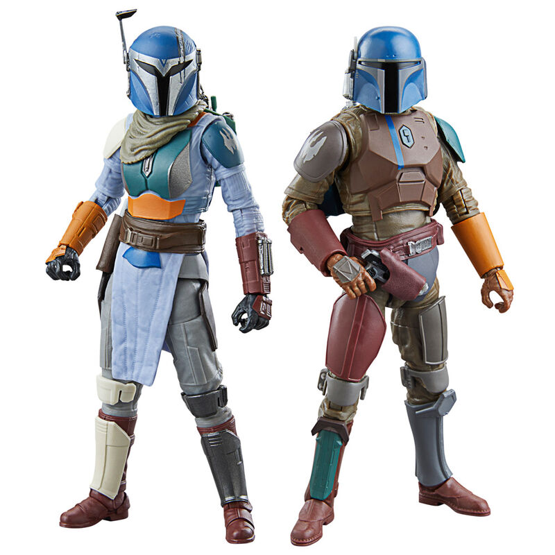 Star Wars The Mandalorian - Mandalorian & Shriek-Hawk Trainers set 2 Figuras 15cm