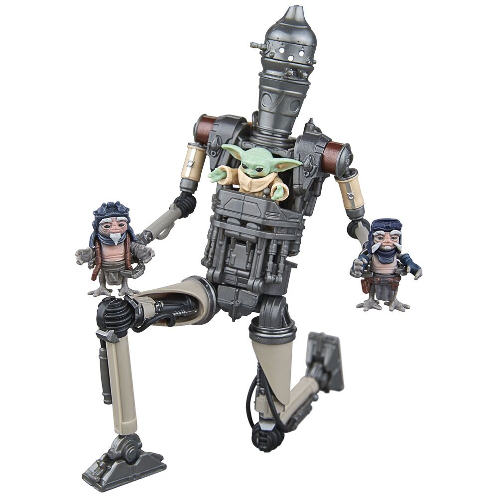 Star Wars The Mandalorian IG-12 & Grogu set Figuras 15cm