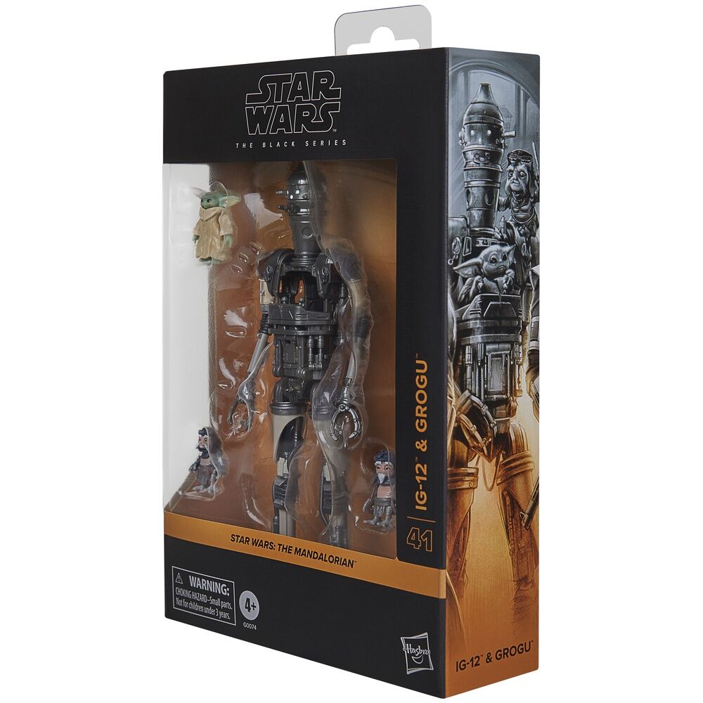 Star Wars The Mandalorian IG-12 & Grogu set Figuras 15cm