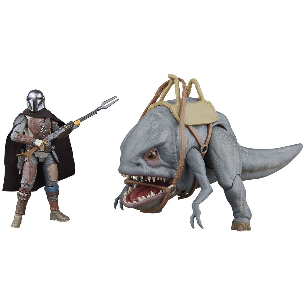 Star Wars The Mandalorian - Blurrg & Mandalorian set 2 Figuras 9,5cm