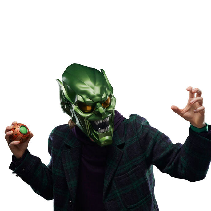 Marvel Spider-Man: No Way Home Green Goblin Premium Roleplay Capacete