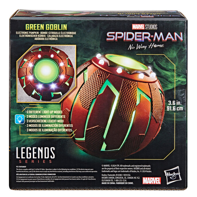 Marvel Spider-Man: No Way Home Green Goblin Abóbora Eletrónica