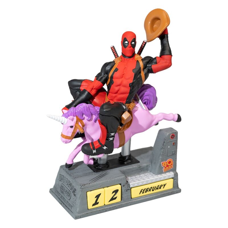 Marvel Deadpool 3D Calendário perpétuo