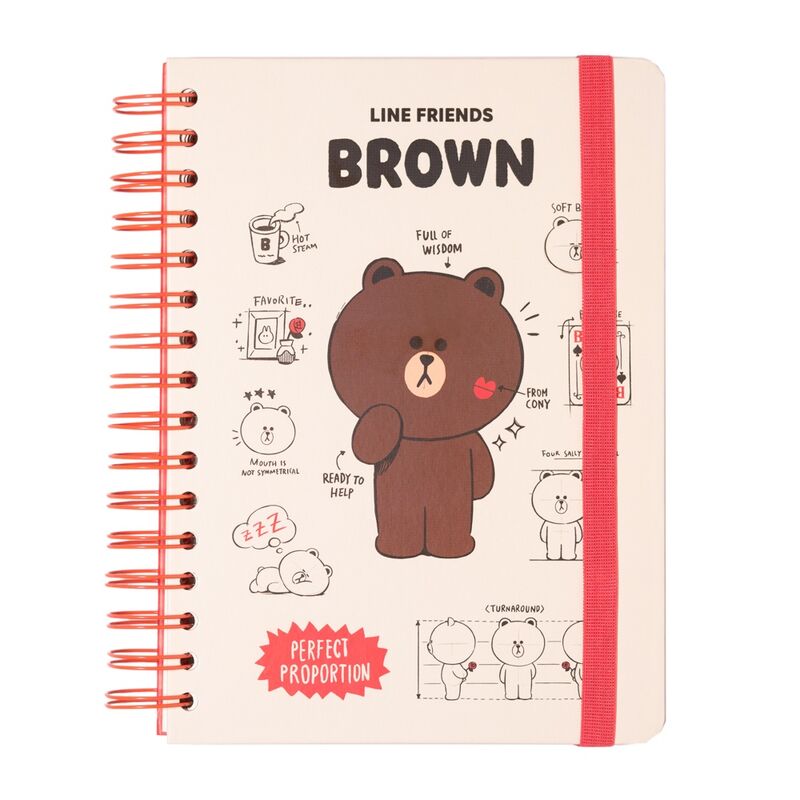 Line Friends A5 Caderno