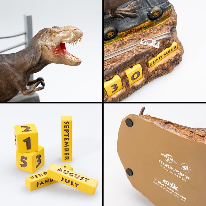 Jurassic Park 3D Calendário perpétuo