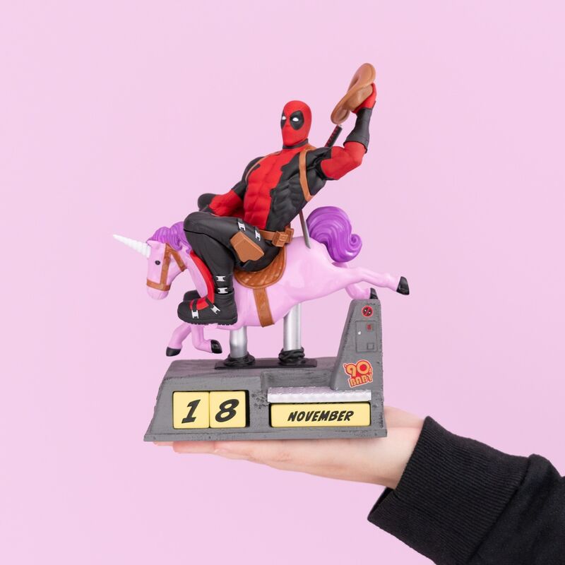 Marvel Deadpool 3D Calendário perpétuo