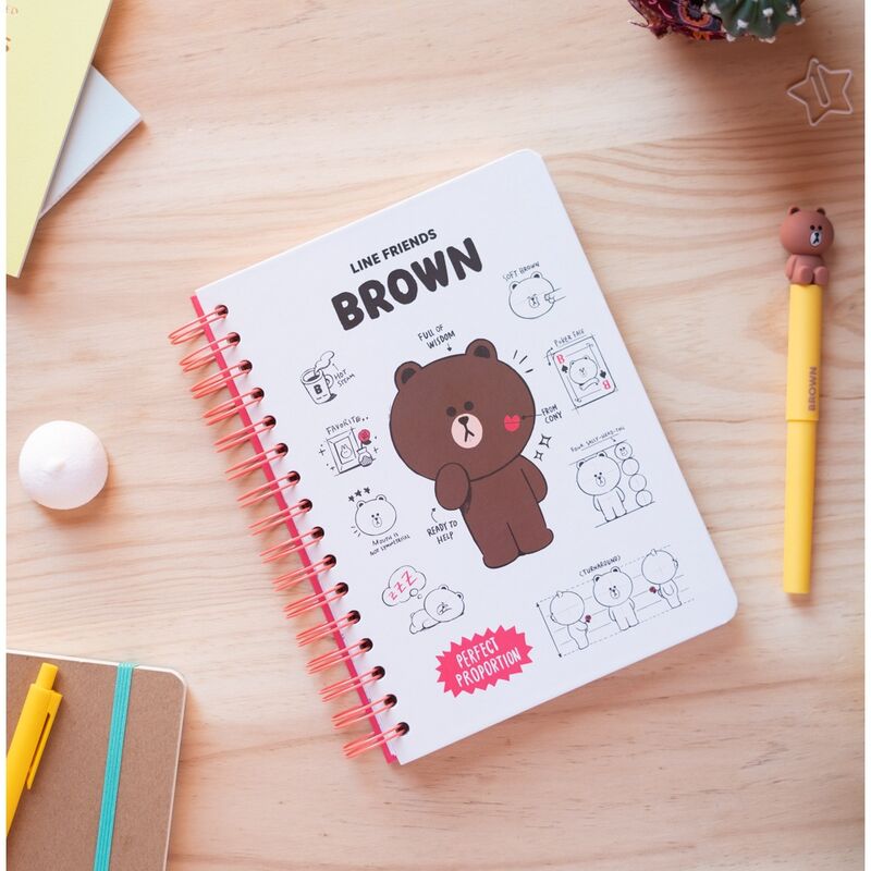 Line Friends A5 Caderno