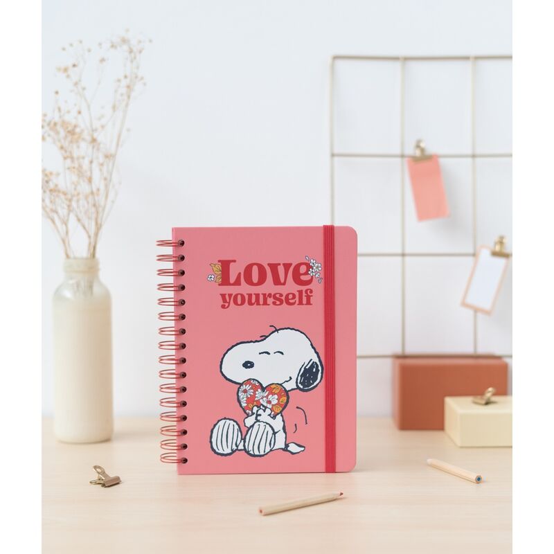 Snoopy Love Yourself A5 Caderno