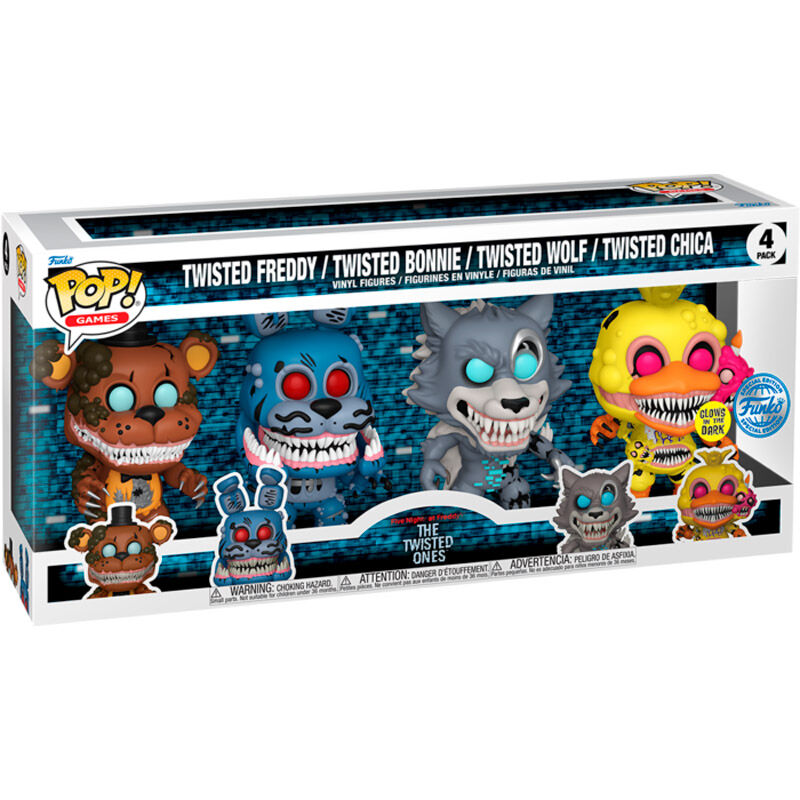 Funko POP! pack 4 Figuras Five Nights at Freddys Exclusive