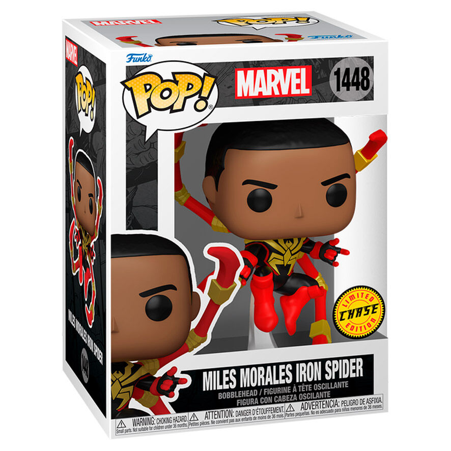 Funko POP!Marvel Miles Morales Iron Spider Chase