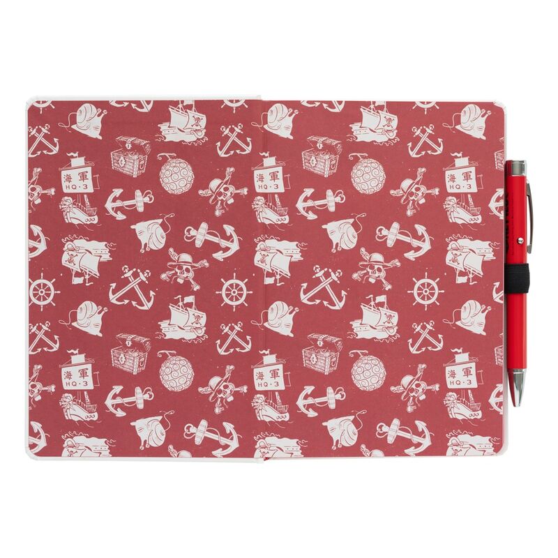 One Piece A5 premium Caderno + projector Caneta