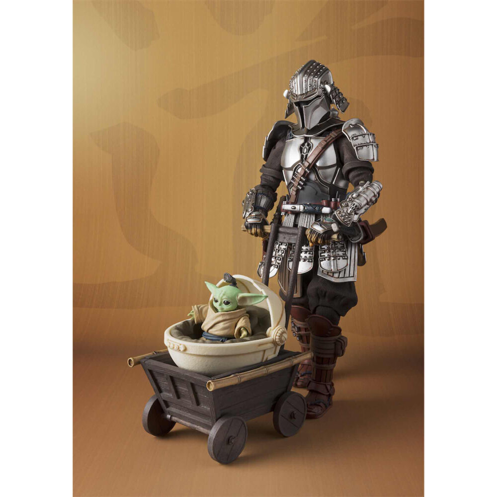 Star Wars Ronin Mandalorian Beskar Armor & Grogu Figura 18cm