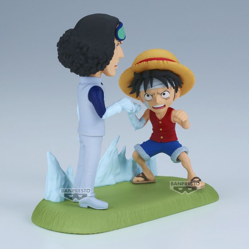 One Piece World Collectable Figura Log Stories Monkey D. Luffy vs Kuzan 9cm