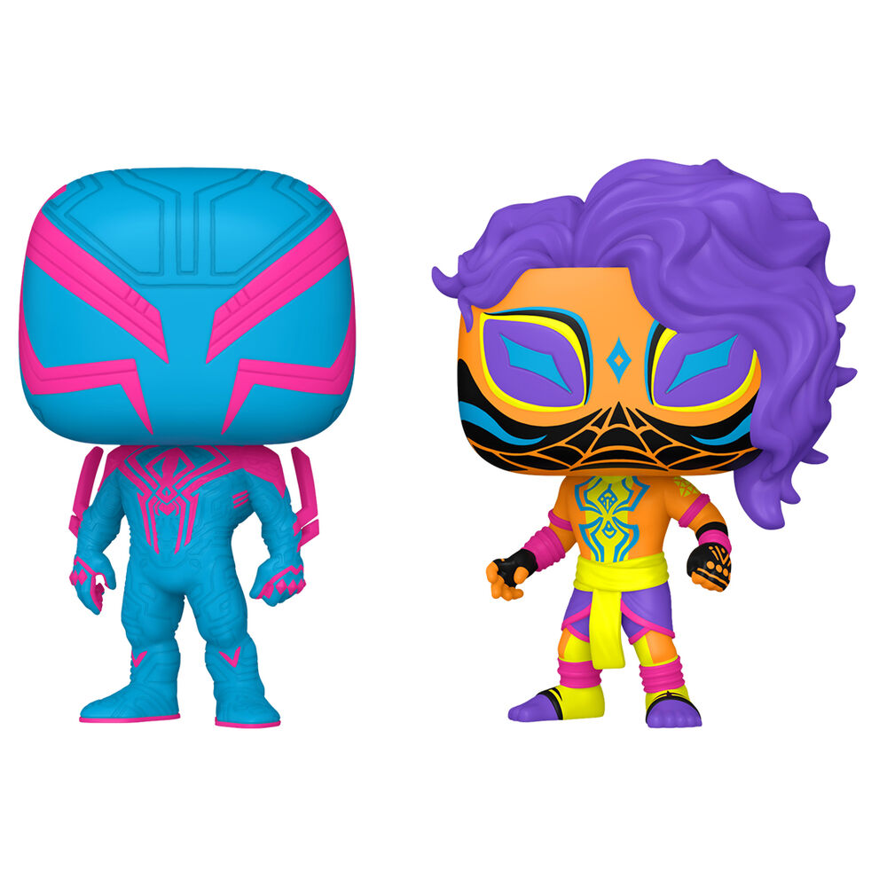 Funko POP! pack 2 Figuras Spider-Man - Spider-Man 2099 & Spider-Man India Exclusive