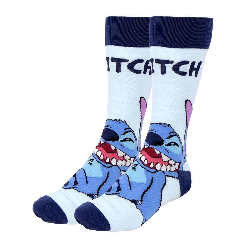 Disney Stitch Conjunto de 3 Pares de Meias