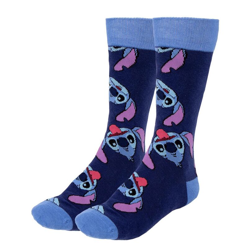 Disney Stitch Conjunto de 3 Pares de Meias
