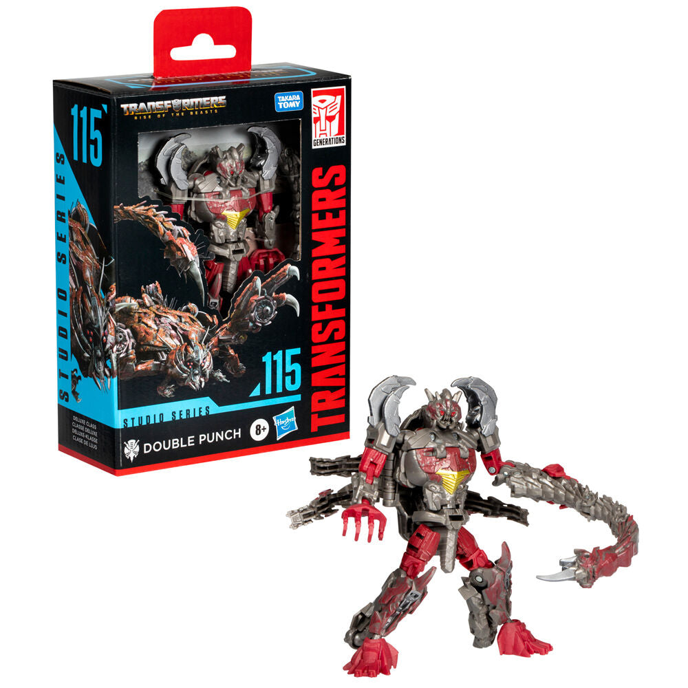 Transformers Rise of the Beats Studio Series Double Punch Figura 11cm