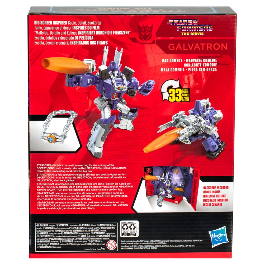 Transformers The Movie Studio Galvatron Figura 21,5cm
