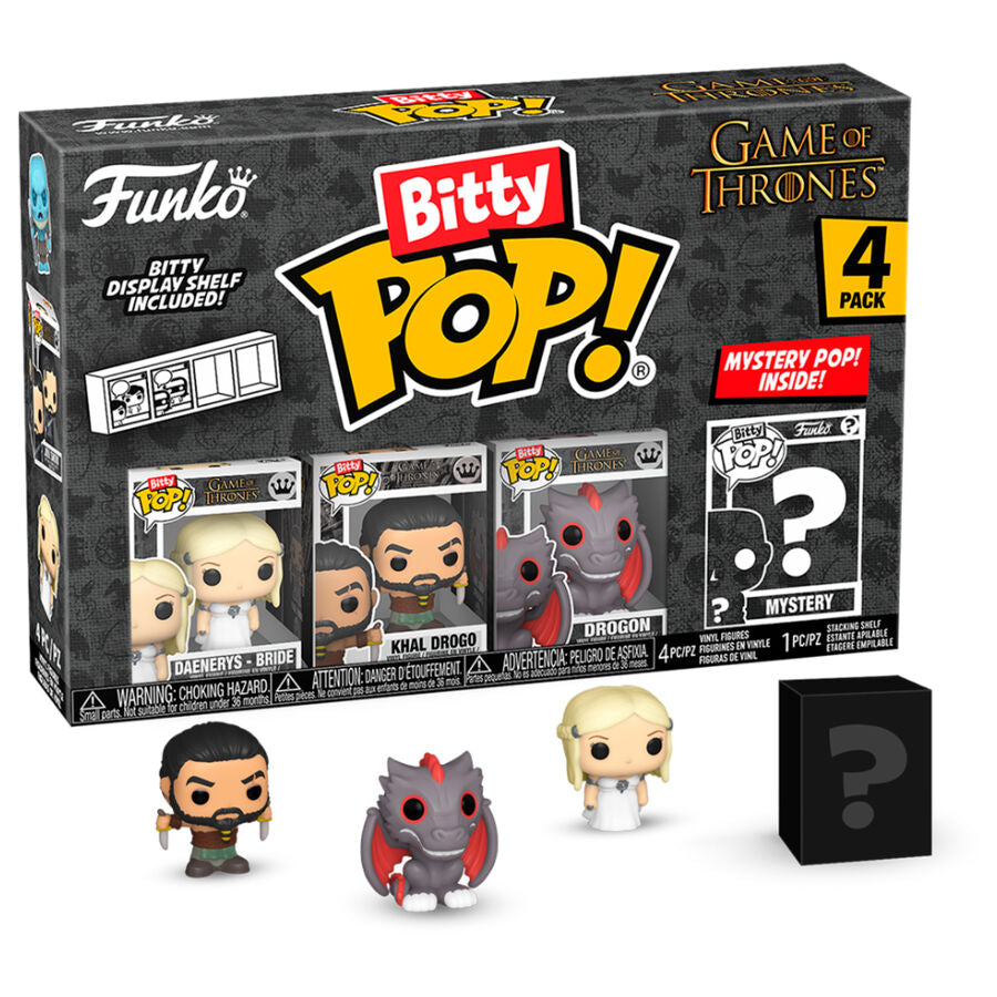 Blister 4 Figuras Bitty Funko POP! Game of Thrones Khaleesi