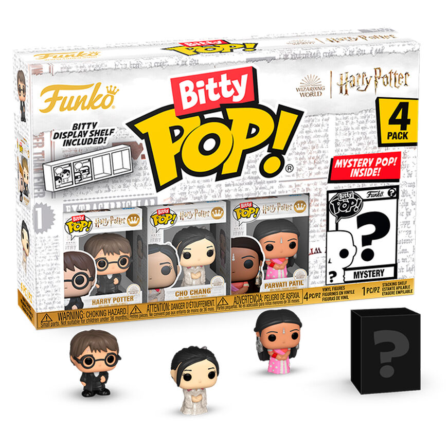 Blister 4 Figuras Bitty Funko POP! Harry Potter Harry
