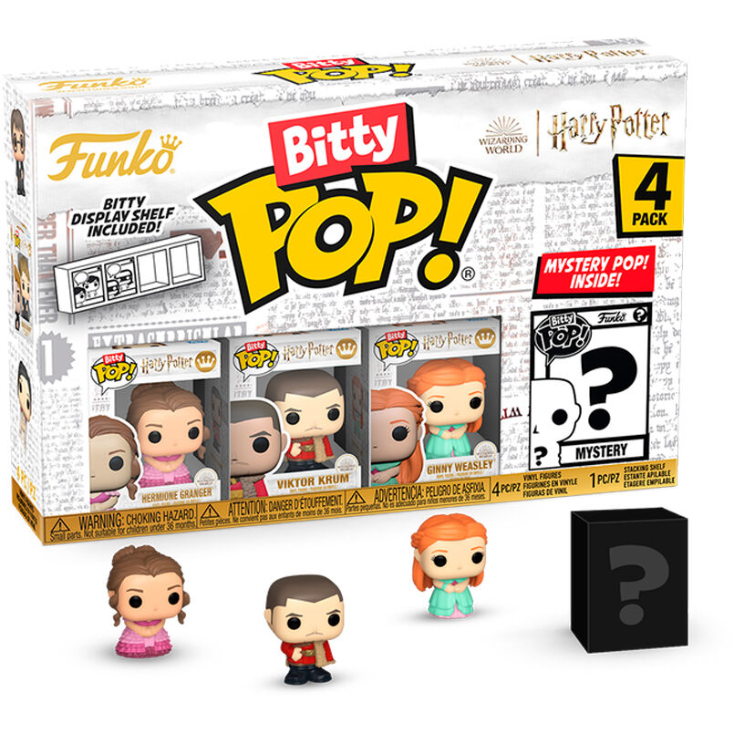 Blister 4 Figuras Bitty Funko POP! Harry Potter Hermione