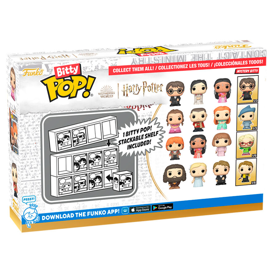 Blister 4 Figuras Bitty Funko POP! Harry Potter Ron