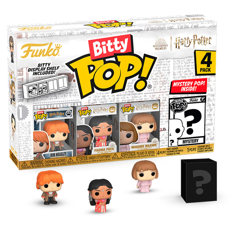 Blister 4 Figuras Bitty Funko POP! Harry Potter Ron