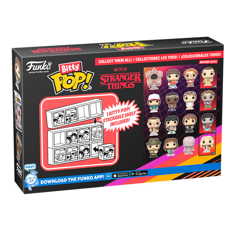 Blister 4 Figuras Bitty Funko POP! Stranger Things Demogorgon