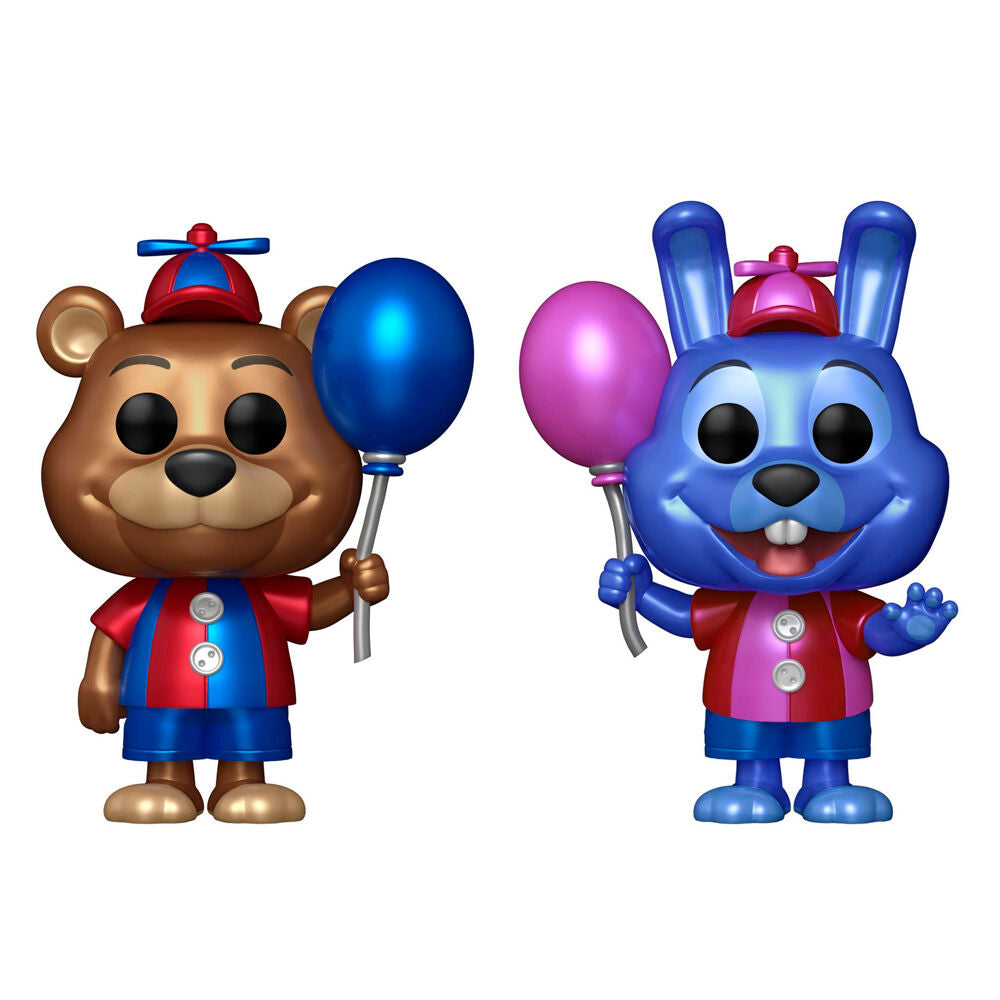 Funko POP! pack 2 Figuras Five Nights at Freddys Ballon Freddy & Balloon Bonnie Exclusive